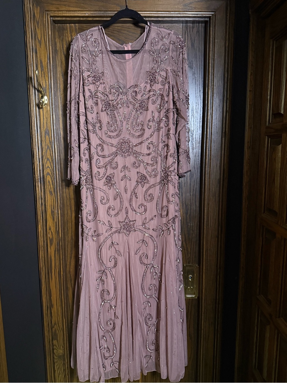 Function & Fringe Edit | Pisarro Nights Beaded Mesh Gown Glamour - Picture 7 of 8